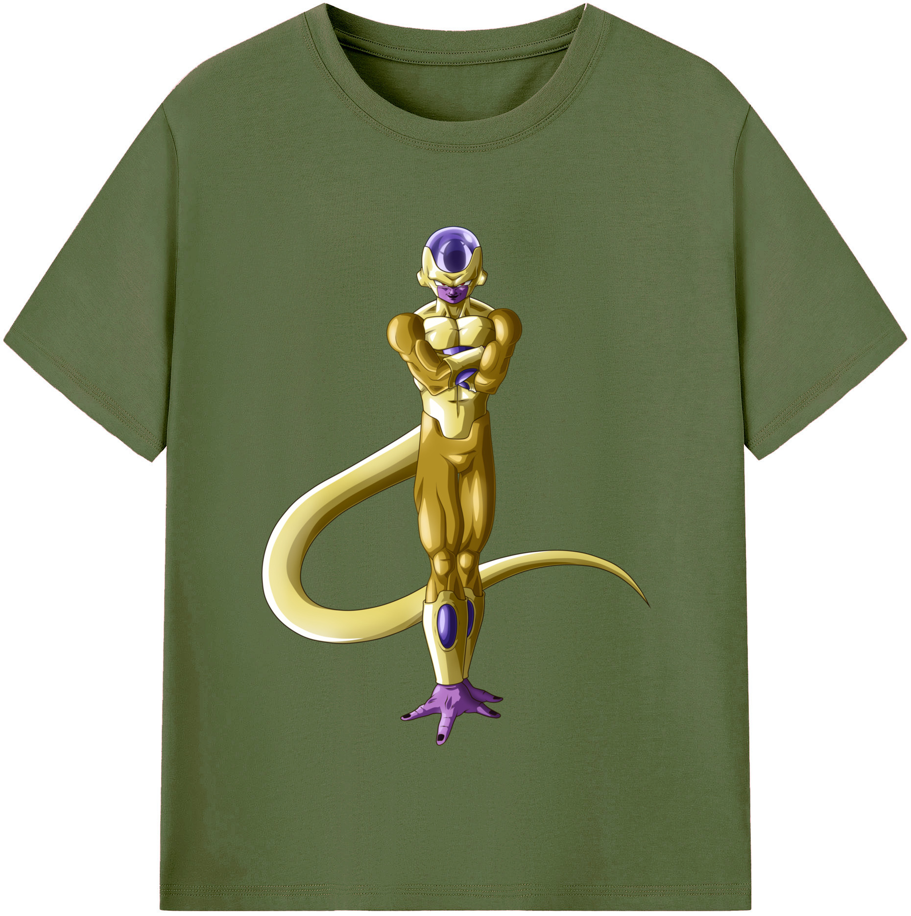 （画像用） ドラゴンボール フリーザ DRAGON BALL Frieza 綿100％半袖Tシャツ（フロントプリント）